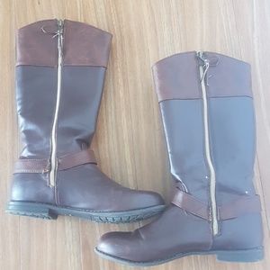 Tommy Hilfiger Womens Size 5 Knee High Brown Boots